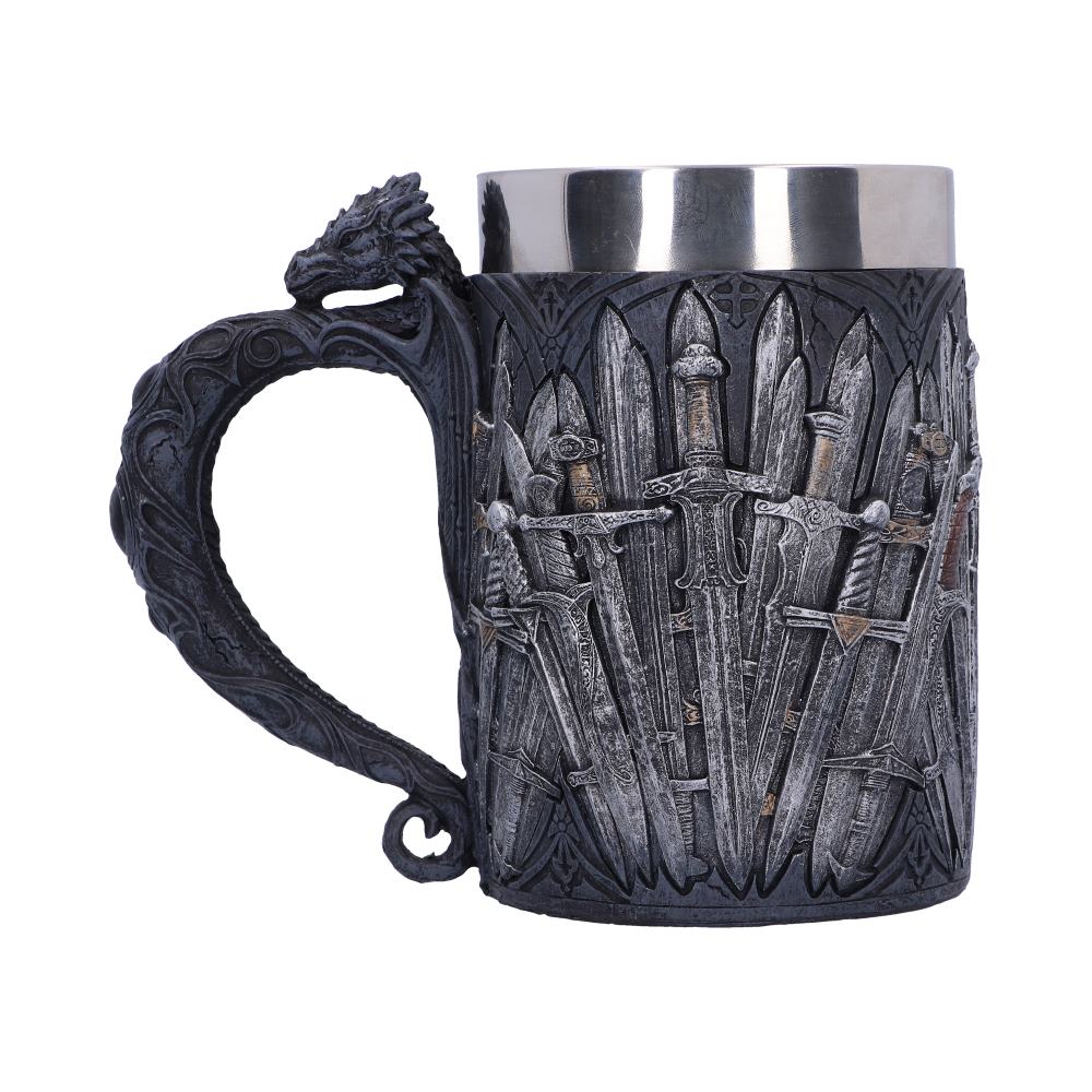 Medieval Sword Dragon Tankard Gothic Fantasy Mug - Shop Tankards At Gift Moments - 4