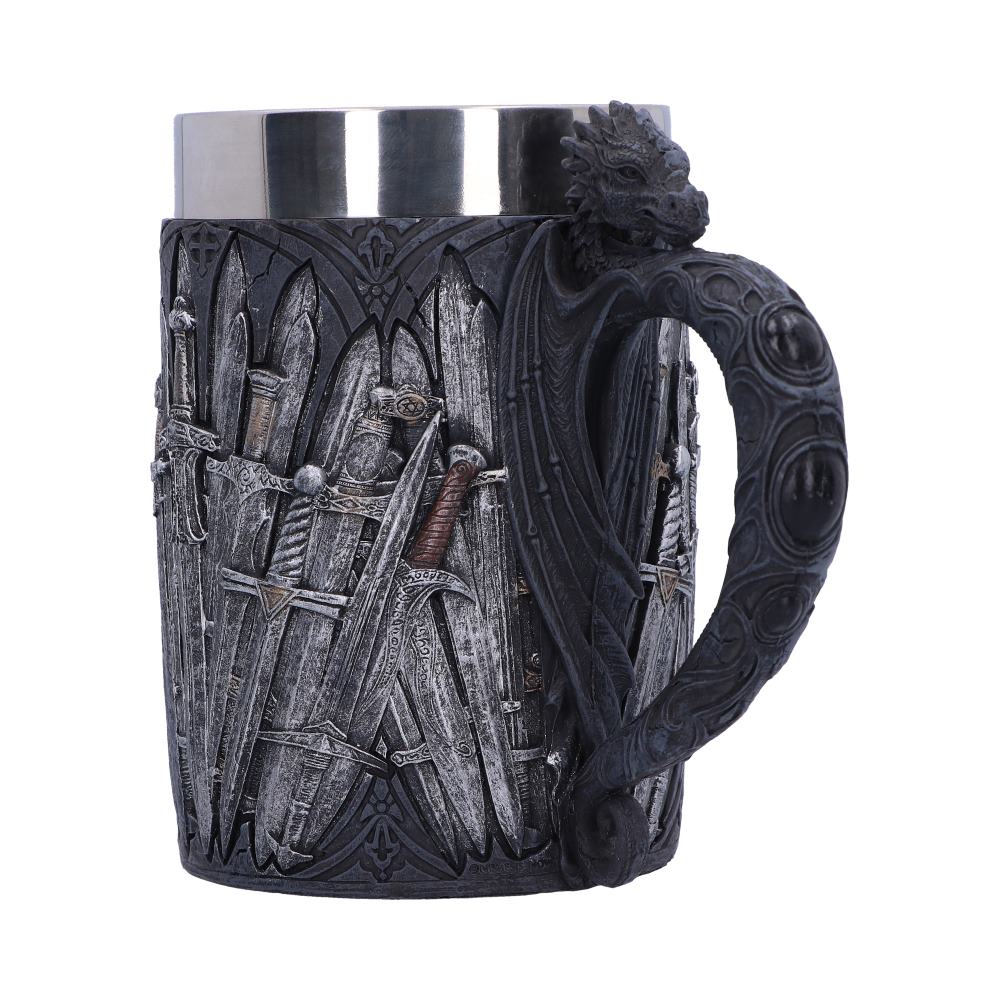 Medieval Sword Dragon Tankard Gothic Fantasy Mug - Shop Tankards At Gift Moments - 3