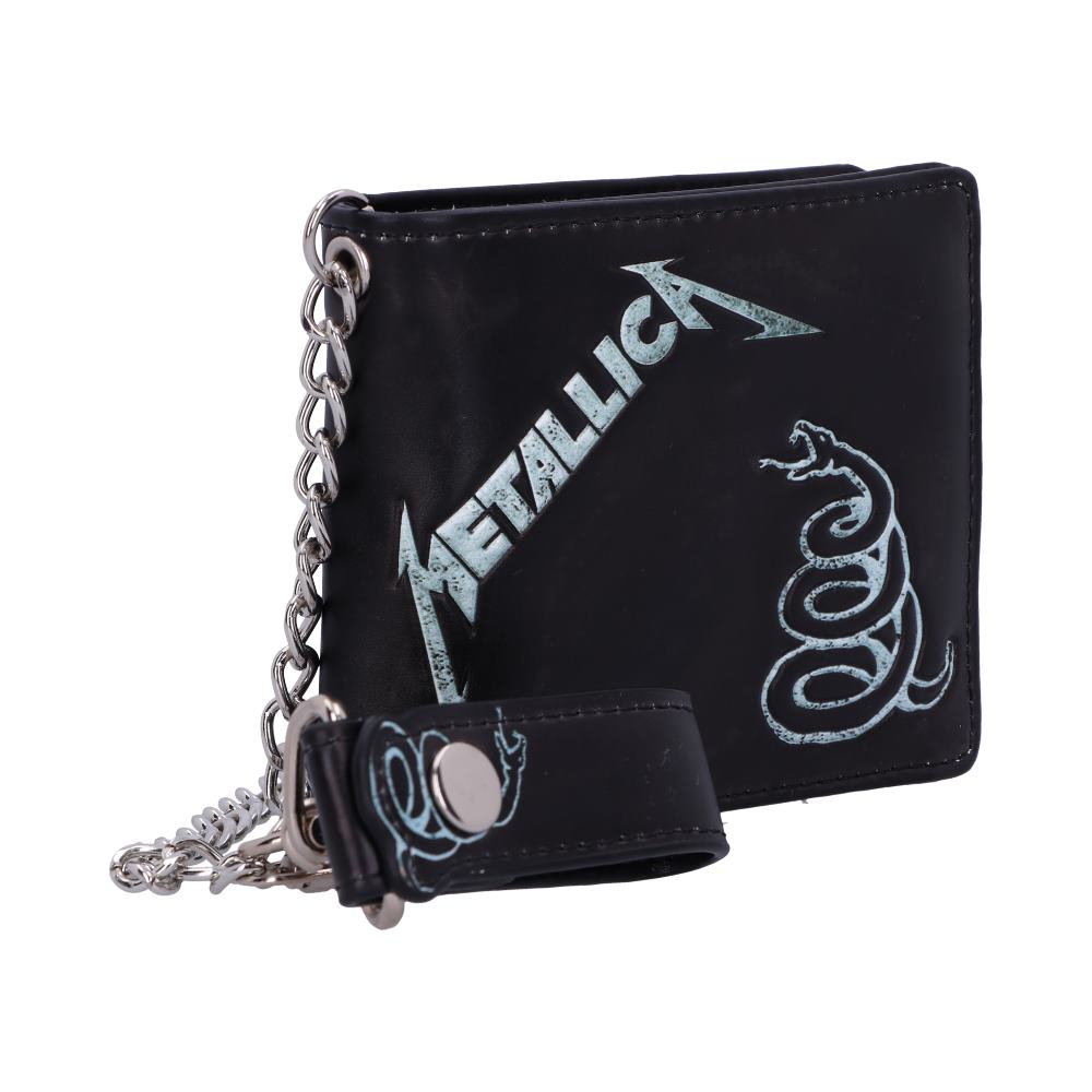 Metallica Black Album Wallet with Chain - Shop Wallets At Gift Moments - 4