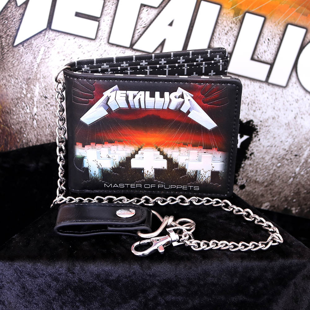 Metallica Master of Puppets Album Wallet with Chain - Shop Wallets At Gift Moments - 1