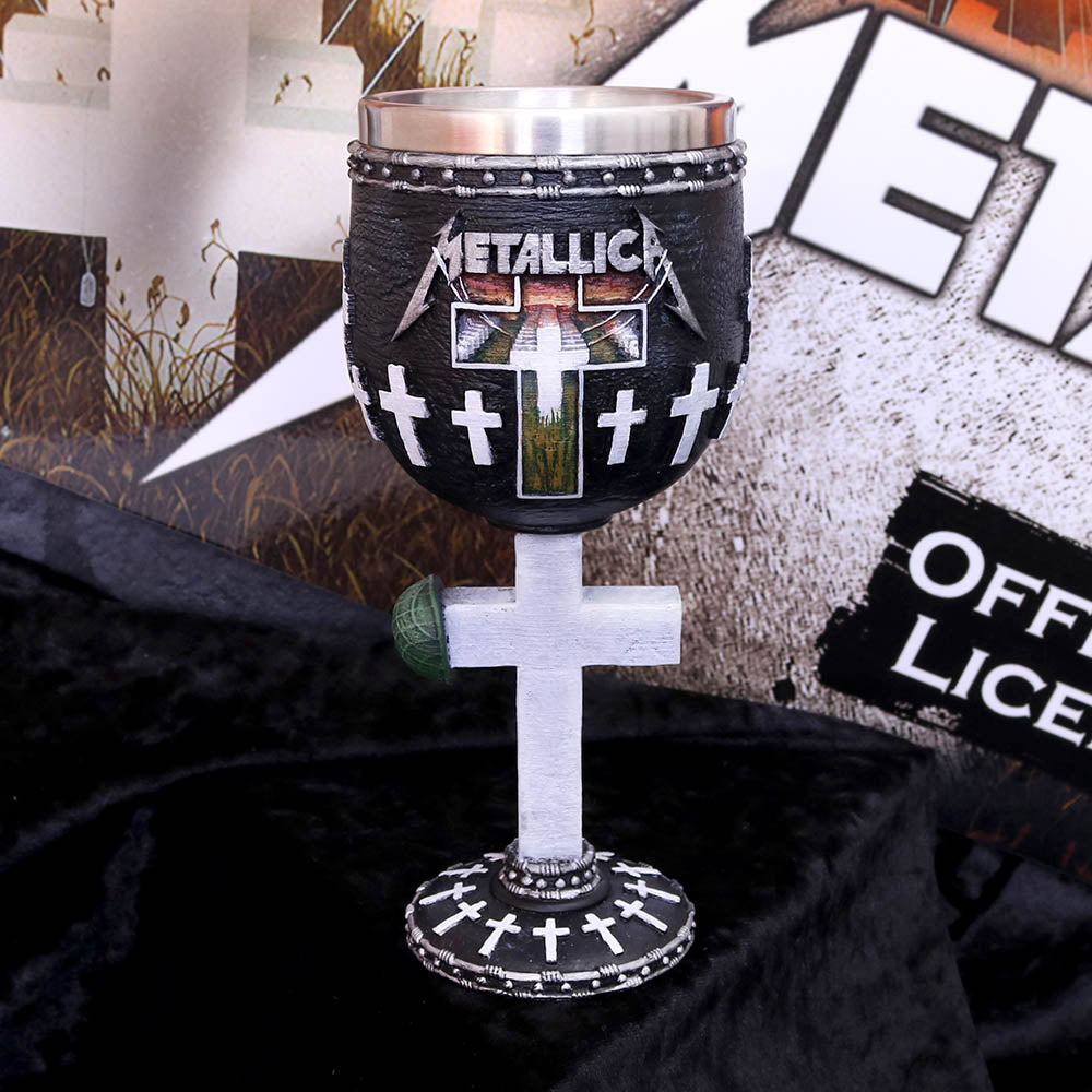 Metallica Master of Puppets Goblet Album Wine Glass - Shop Goblets & Chalices At Gift Moments - 1