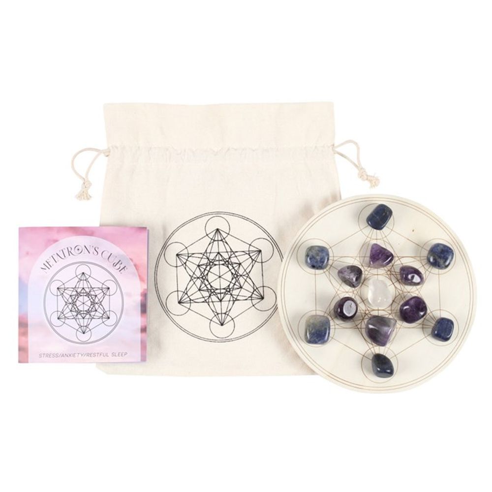 Metatron’s Cube Crystal Grid Set: 2 - By Gift Moments