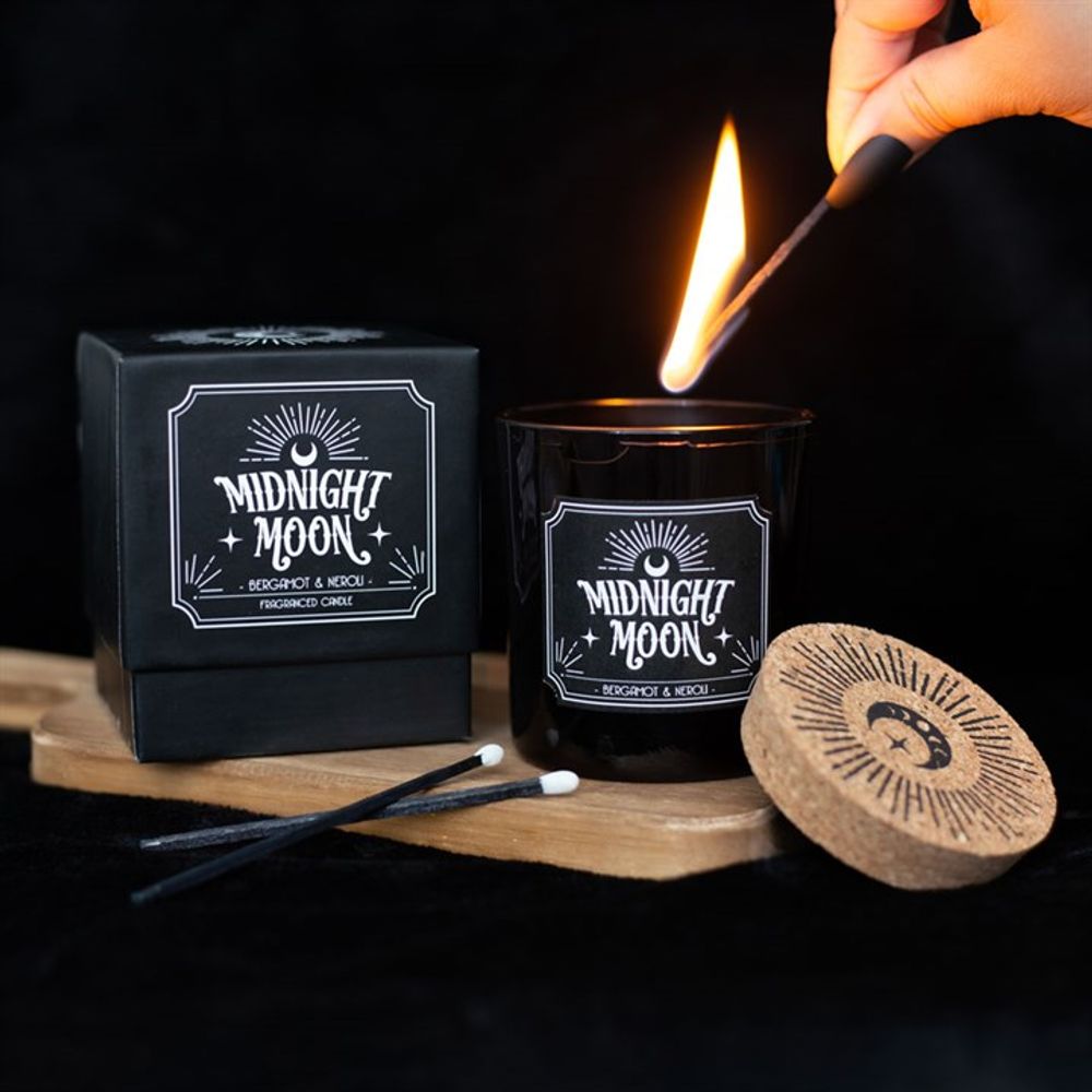 Midnight Moon Bergamot & Neroli Candle: 1 - Candles By Gift Moments