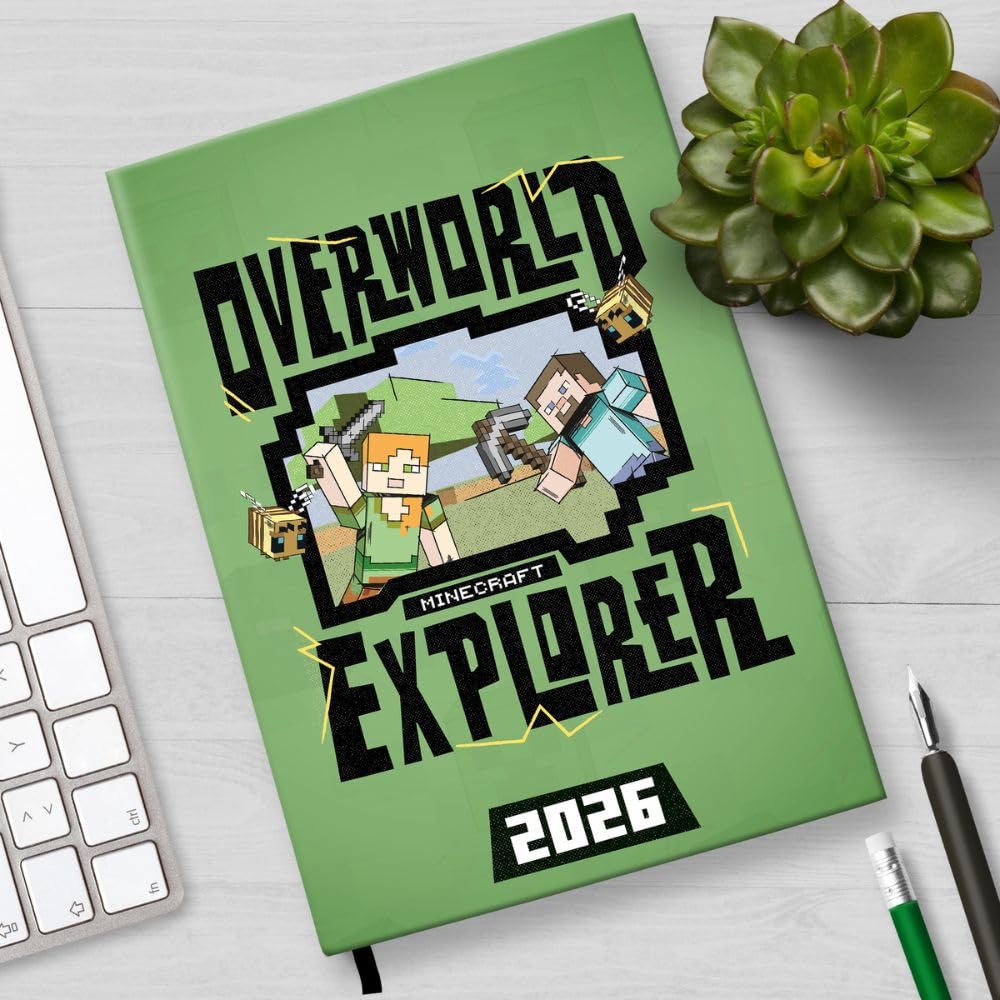 Minecraft A5 Diary 2026: 4 - Diaries By Minecraft