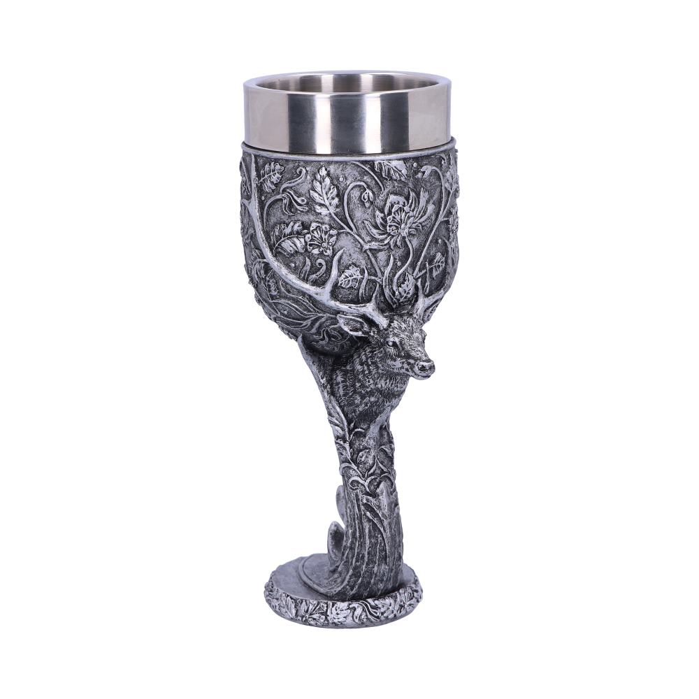 Monarch of the Glen Stags Head Goblet Wine Glass: 2 - Goblets & Chalices By NN Designs