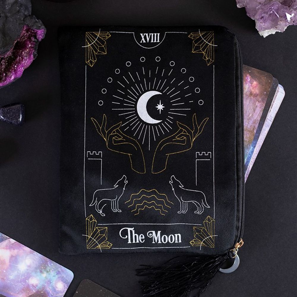 The Moon Tarot Card Zippered Bag: 1 - By Gift Moments