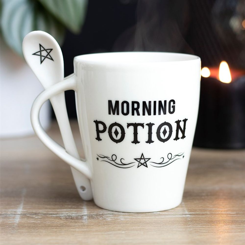 Morning Potion Mug and Spoon Set: 1 - Mugs By Gift Moments