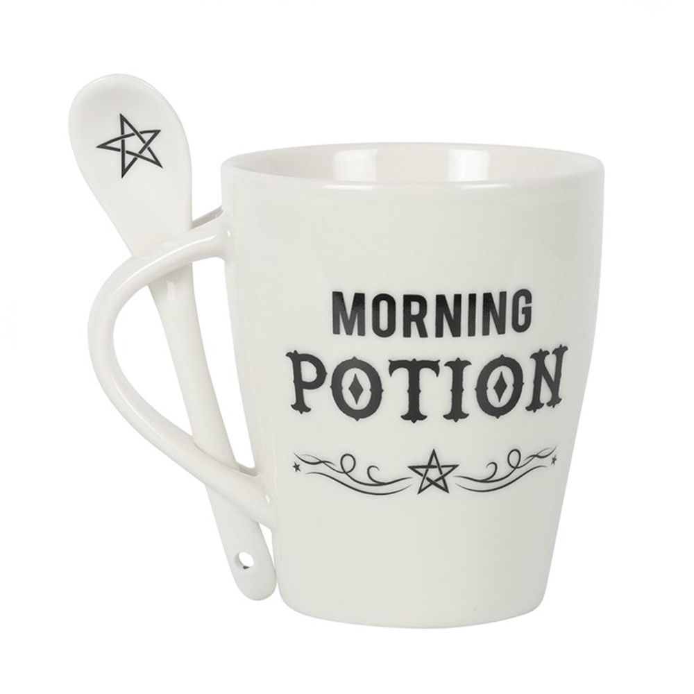 Morning Potion Mug and Spoon Set: 2 - Mugs By Gift Moments