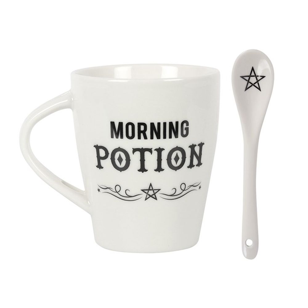 Morning Potion Mug and Spoon Set: 4 - Mugs By Gift Moments