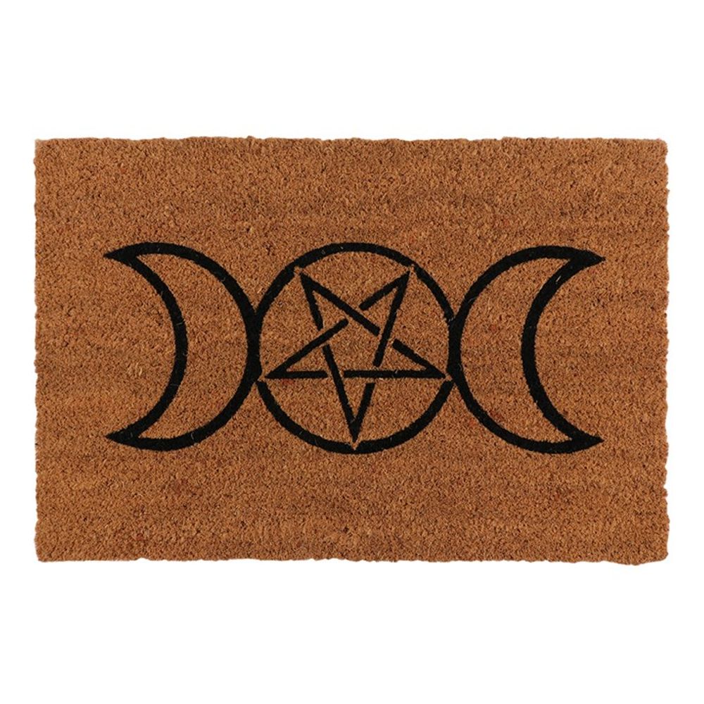 Natural Triple Moon Doormat: 1 - Doormats By Gift Moments