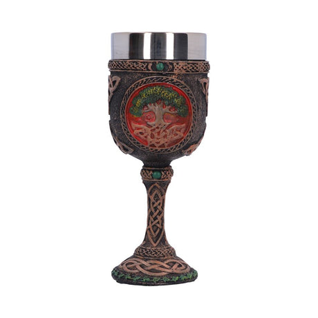 Nemesis Now Celtic Tree Of Life Goblet Wine Glass 17.5cm: 2 - Goblets & Chalices By Gift Moments