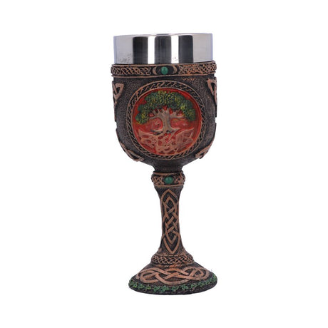 Nemesis Now Celtic Tree Of Life Goblet Wine Glass 17.5cm: 4 - Goblets & Chalices By Gift Moments