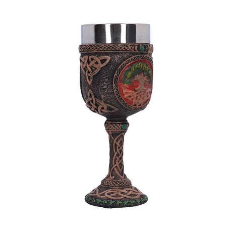 Nemesis Now Celtic Tree Of Life Goblet Wine Glass 17.5cm: 5 - Goblets & Chalices By Gift Moments
