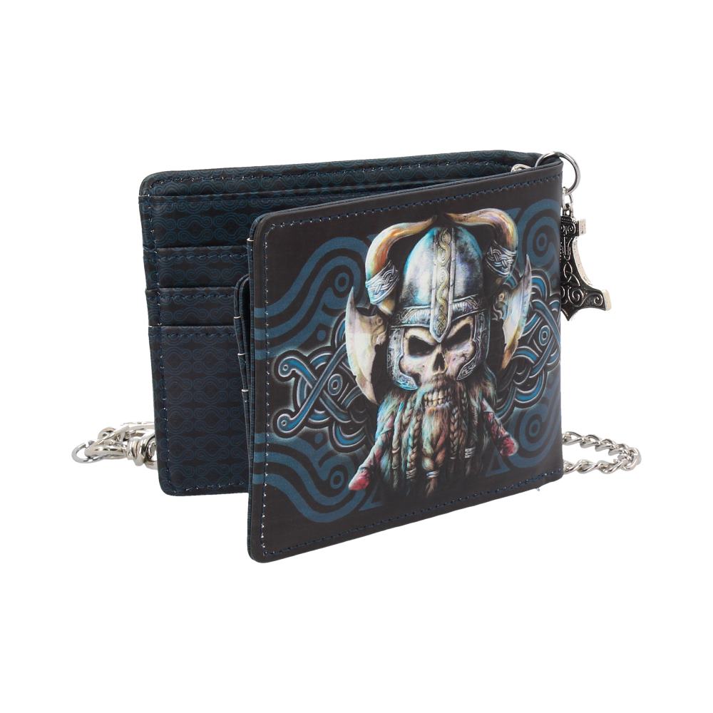 Nemesis Now Danegeld Viking Wallet with Decorative Chain Black 11cm: 5 - Wallets By NN Designs
