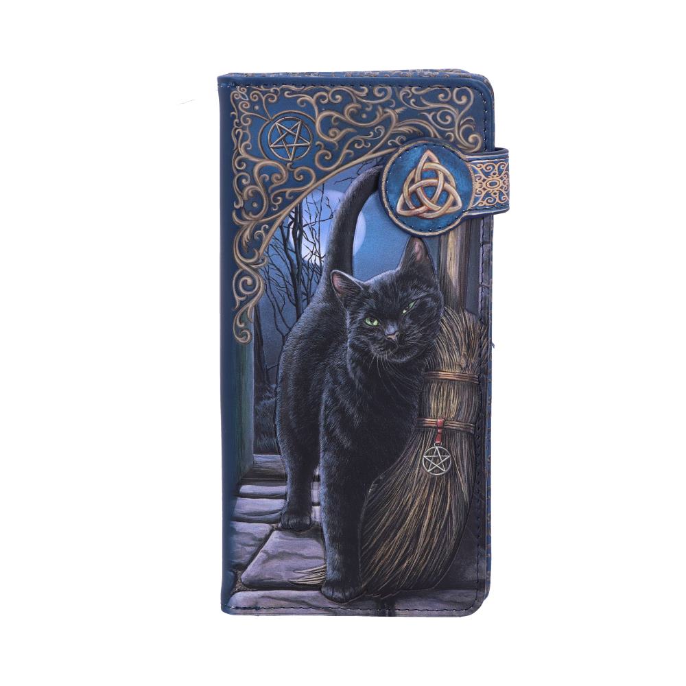 Nemesis Now Lisa Parker A Brush With Magick Cat Purse Navy 18.5cm - Shop Purses At Gift Moments - 2