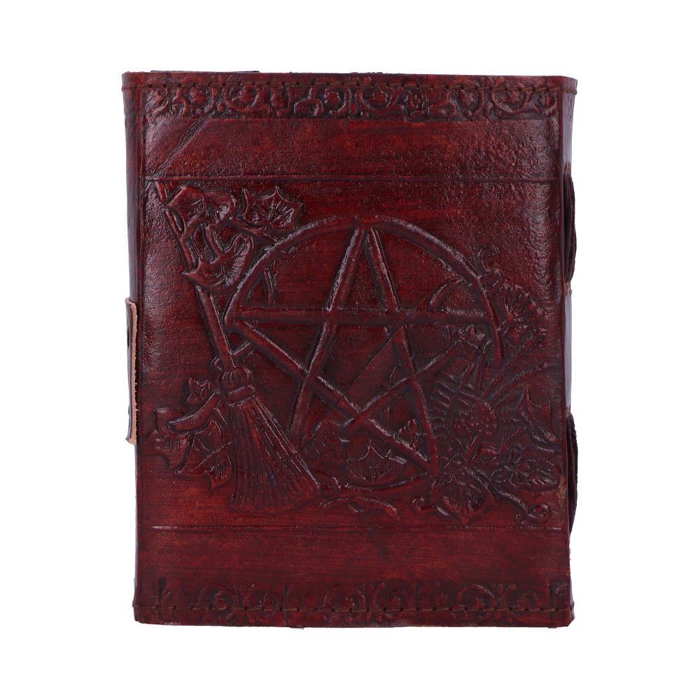 Nemesis Now Lockable Pentagram Leather Emboss Journal - Shop Leather Journals At Gift Moments - 4