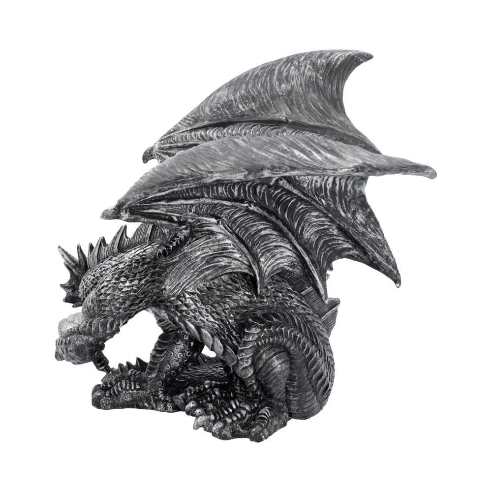 Nemesis Now Obsidian Dragon Figurine 25cm: 5 - Figurines Medium (15-29cm) By NN Designs