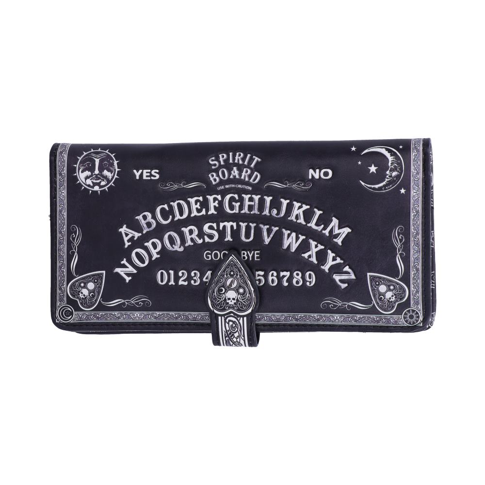 Nemesis Now Spirit Board Embossed Purse Ouija Wallet Black 18.5cm - Shop Purses At Gift Moments - 2