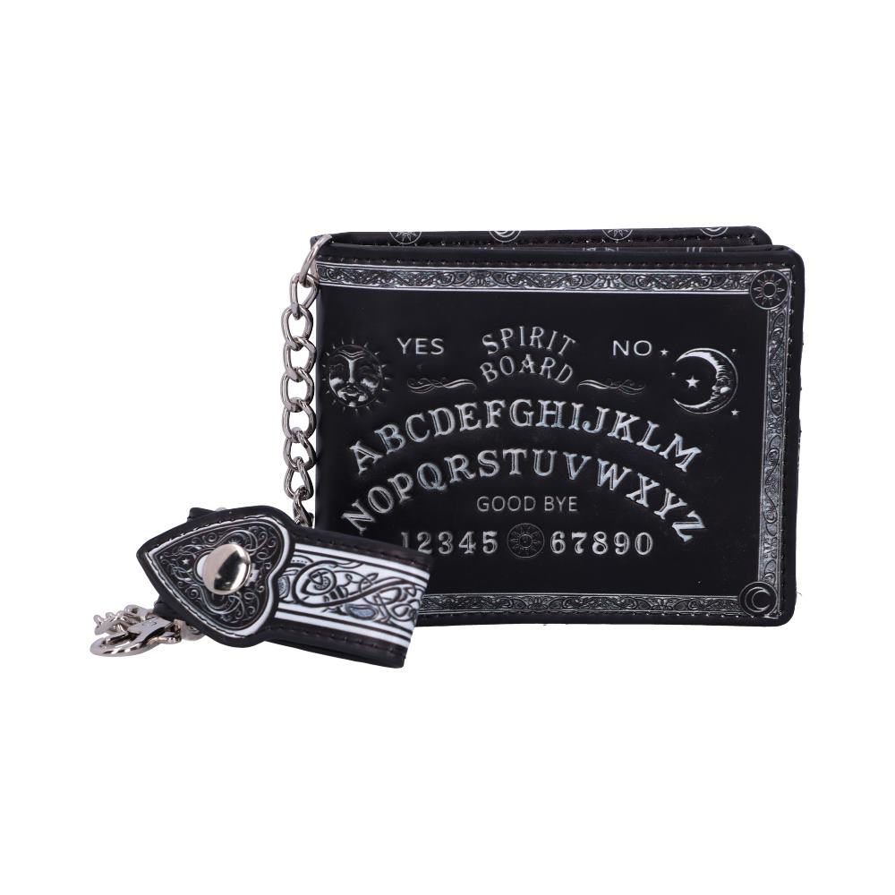 Nemesis Now Spirit Board Embossed Purse Ouija Wallet Black 18.5cm: 2 - Wallets By NN Designs