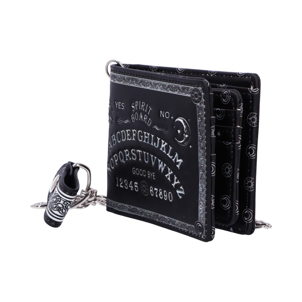 Nemesis Now Spirit Board Embossed Purse Ouija Wallet Black 18.5cm: 3 - Wallets By NN Designs