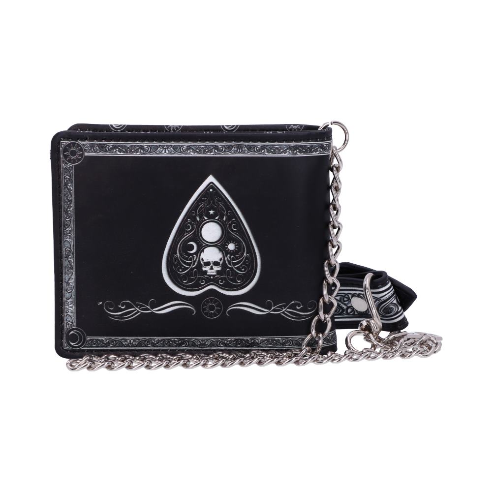 Nemesis Now Spirit Board Embossed Purse Ouija Wallet Black 18.5cm: 4 - Wallets By NN Designs