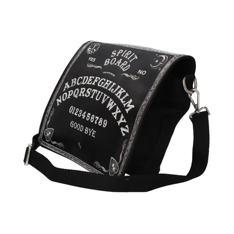 Nemesis Now Spirit Board Embossed Shoulder Tablet Bag Black 25cm: 3 - Bags By NN Designs