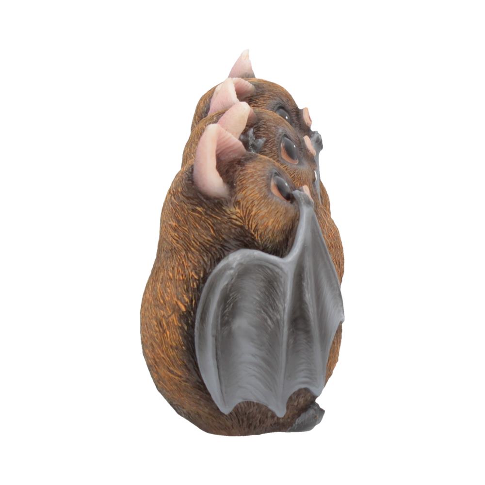 Nemesis Now Three Wise Bats Figurines 8.5cm: 5 - Figurines Small (Under 15cm) By NN Designs