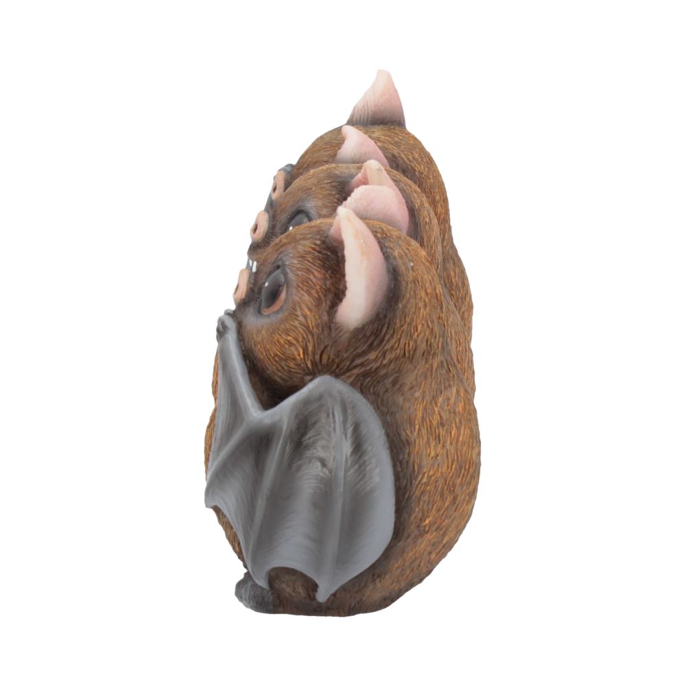 Nemesis Now Three Wise Bats Figurines 8.5cm: 3 - Figurines Small (Under 15cm) By NN Designs