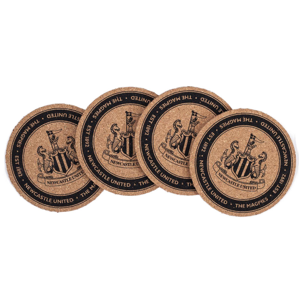 Newcastle United FC 4pk Coaster Set - Shop Coasters At Gift Moments - 1