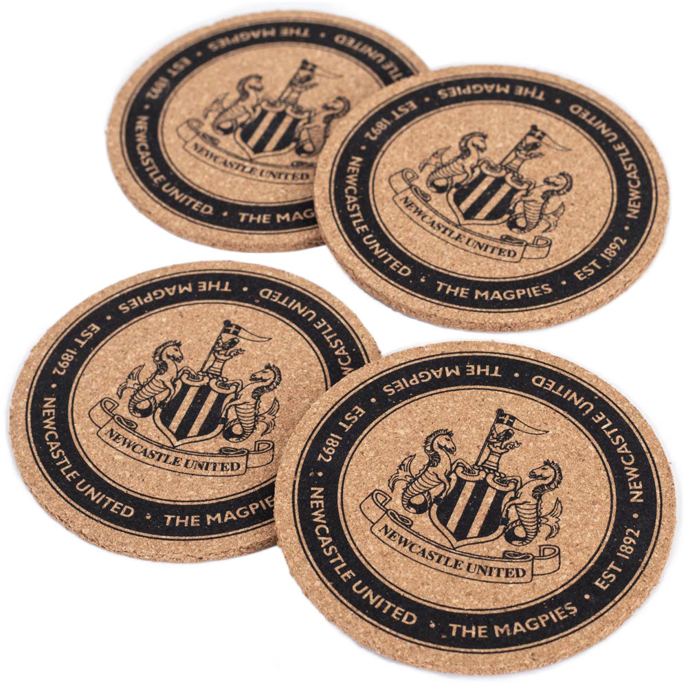 Newcastle United FC 4pk Coaster Set - Shop Coasters At Gift Moments - 2