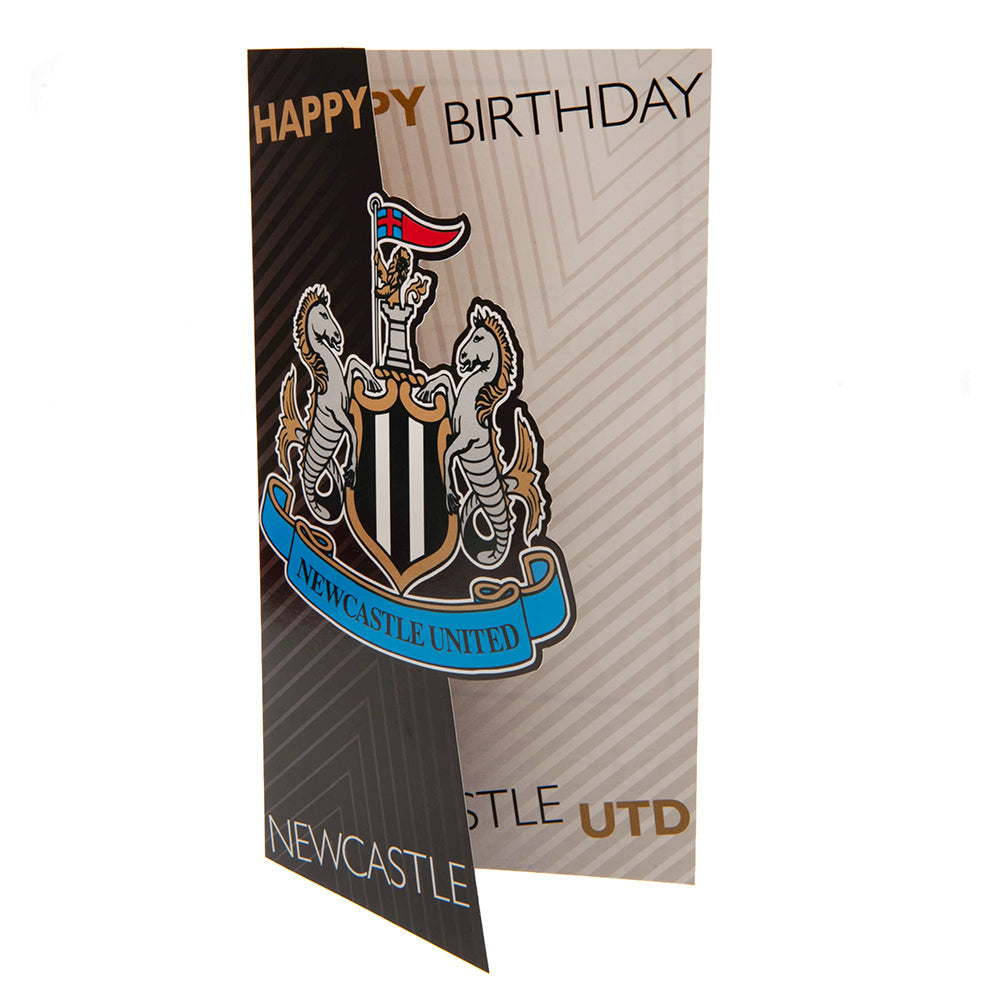 Newcastle United FC Crest Birthday Card: 2 - Greeting Cards By Newcastle United