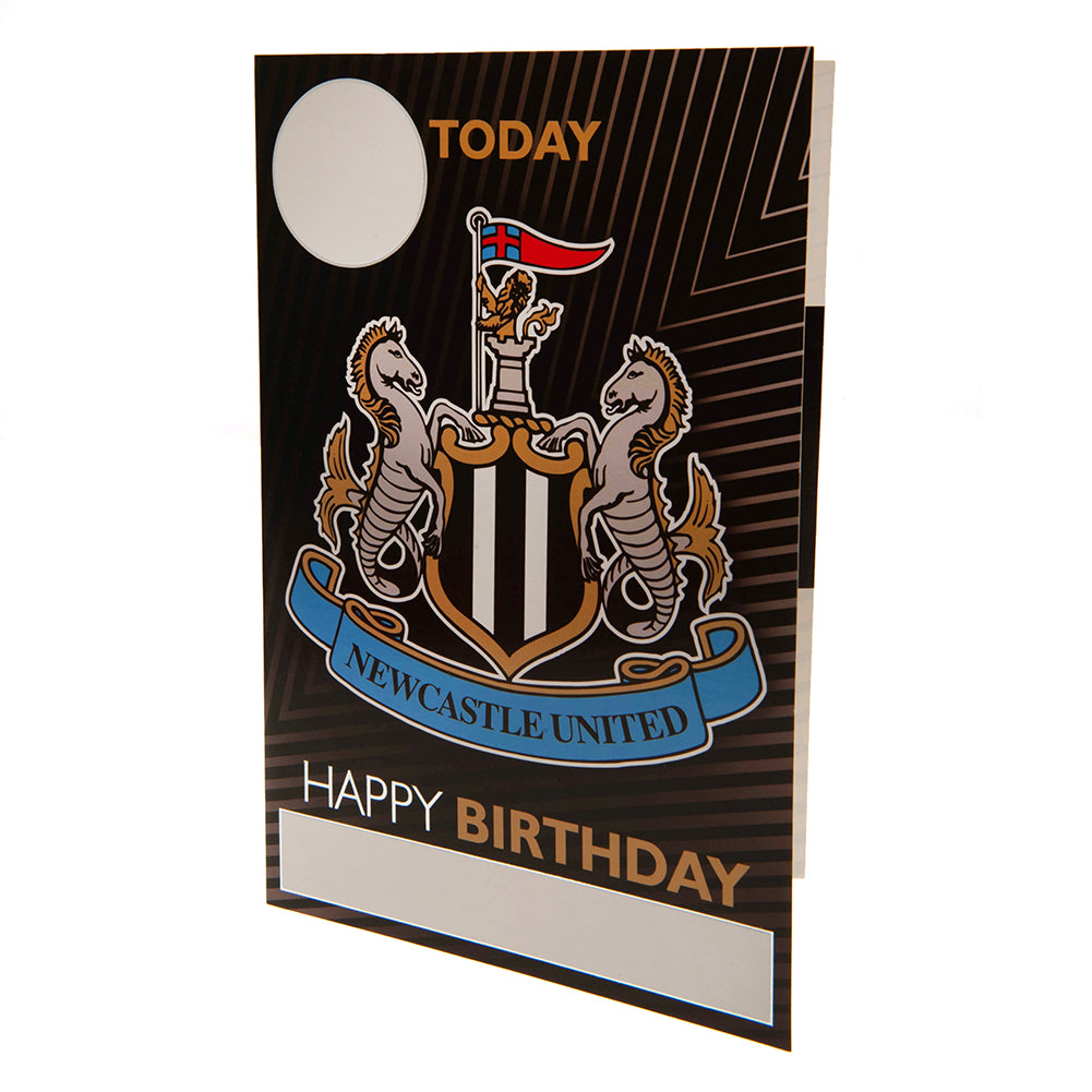 Newcastle United FC Birthday Card With Stickers: 2 - Greeting Cards By Newcastle United