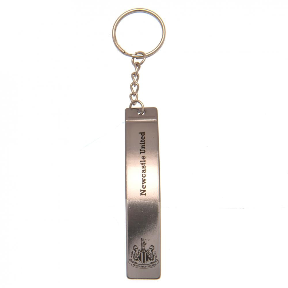 Newcastle United FC Sleek Bottle Opener Keyring: 2 - Keyrings By Newcastle United