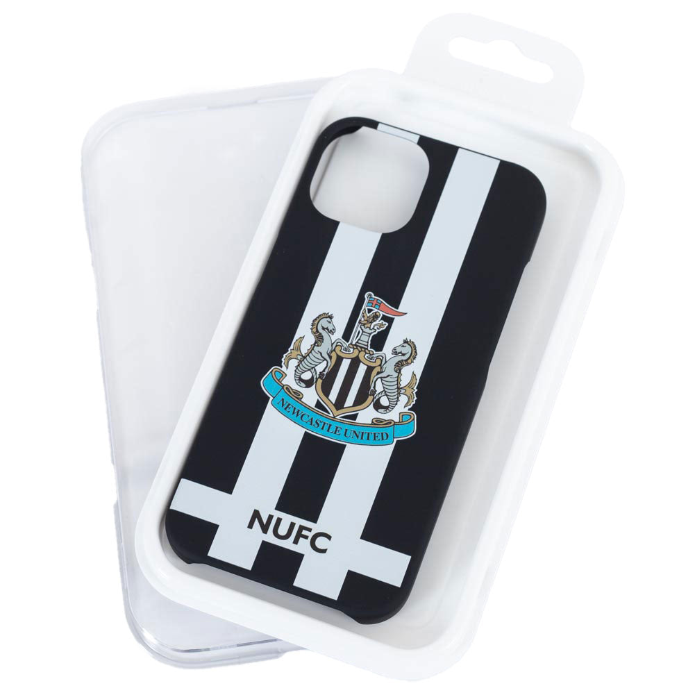 Newcastle United FC iPhone 15 Striped Hard Case: 3 - Tech Accessories By Newcastle United
