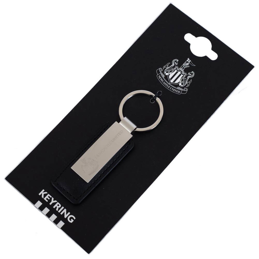 Newcastle United FC Leather Key Fob: 3 - Keyrings By Newcastle United