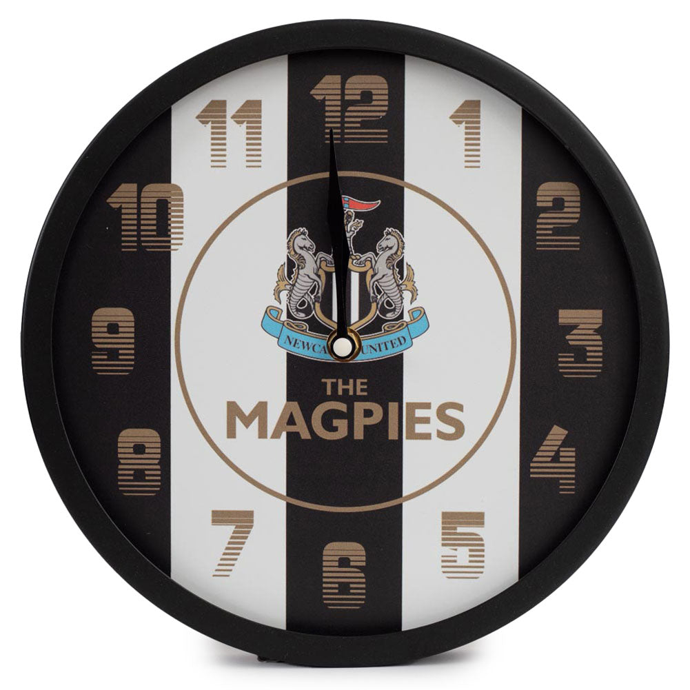 Newcastle United FC LED Stripe Wall Clock: 2 - Clocks By Newcastle United