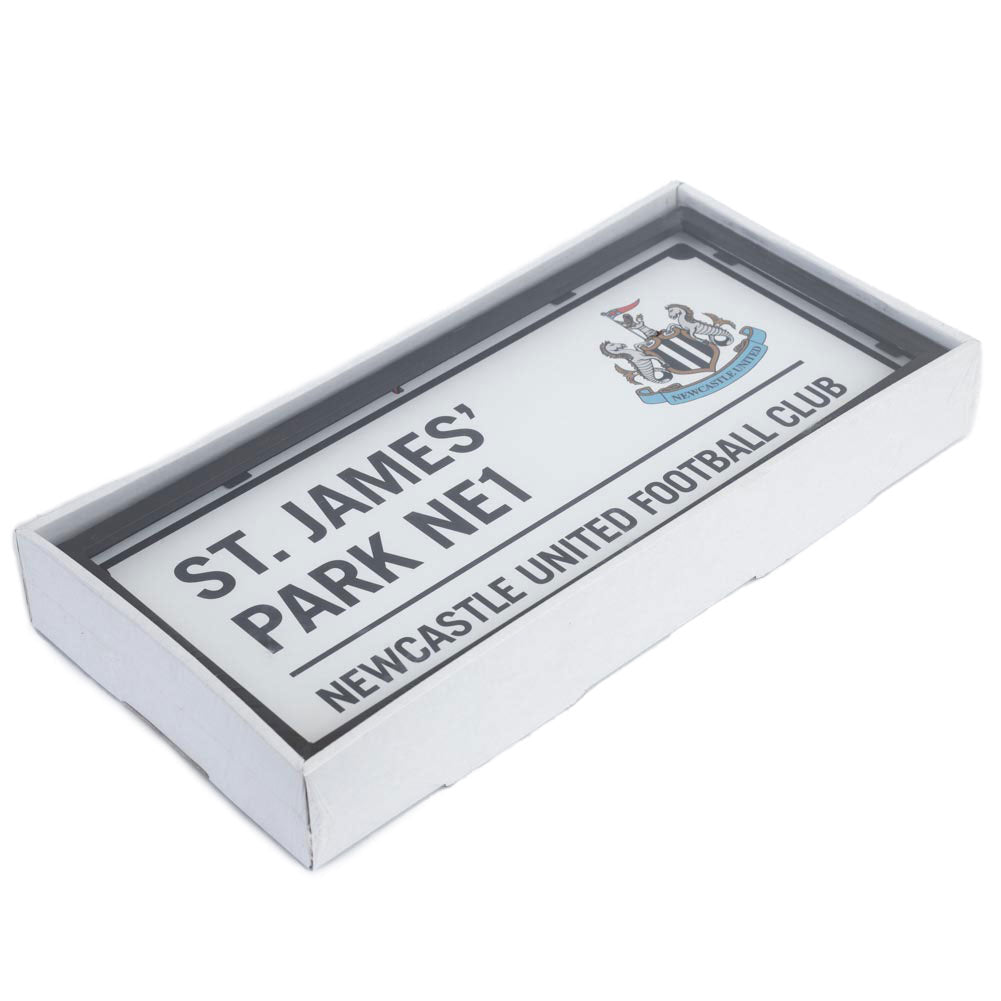 Newcastle United FC Metal LED Street Sign: 4 - Signs & Plaques By Newcastle United