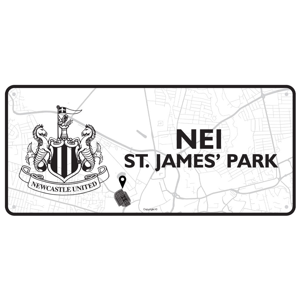 Newcastle United FC Route To Sign: 1 - Signs & Plaques By Newcastle United