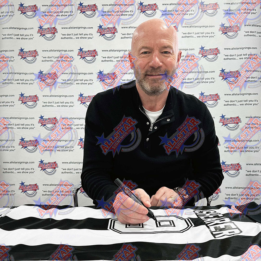 Newcastle United FC Shearer Signed Shirt (Framed): 2 - Signed Memorabilia By Newcastle United