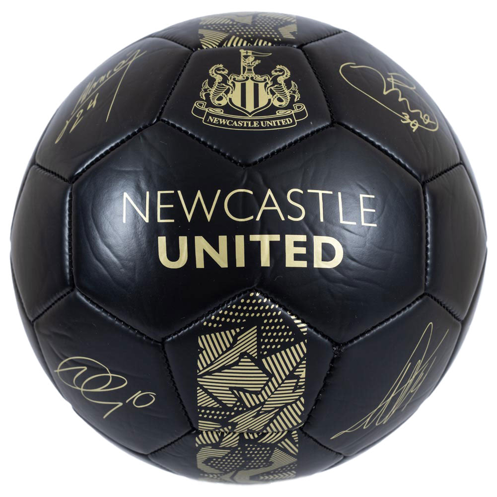 Newcastle United FC Sig Gold Phantom Football - Shop Balls At Gift Moments - 1
