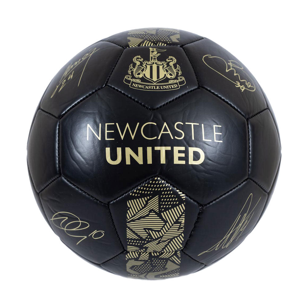 Newcastle United FC Sig Gold Phantom Skill Ball - Shop Balls At Gift Moments - 1
