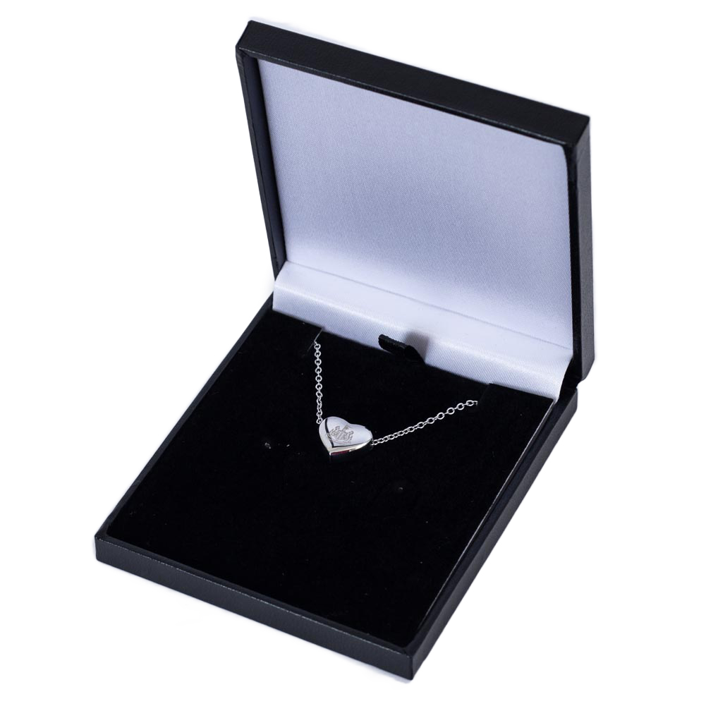 Newcastle United FC Stainless Steel Heart Necklace: 1 - Necklaces By Newcastle United