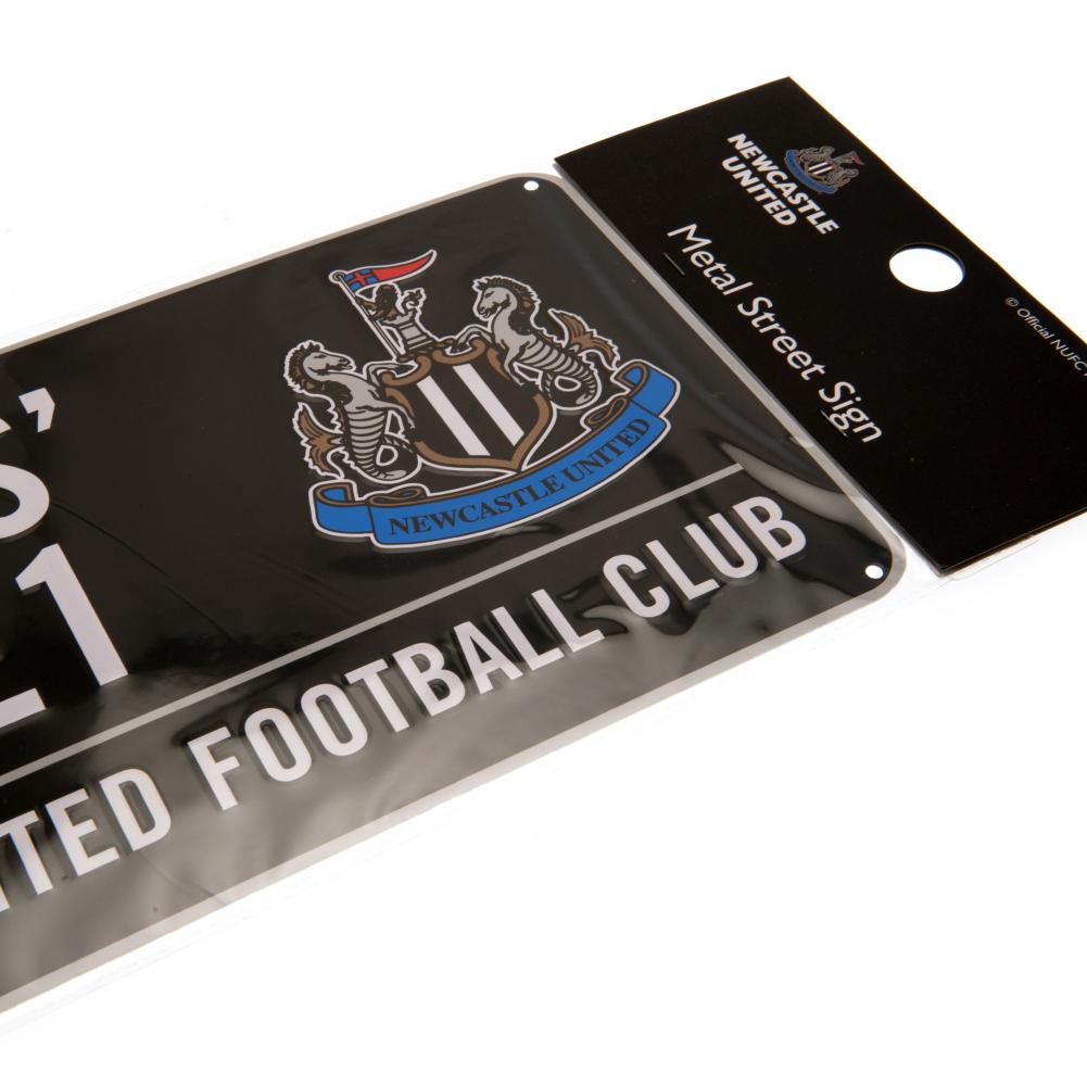 Newcastle United FC Colour Street Sign: 3 - Signs & Plaques By Newcastle United