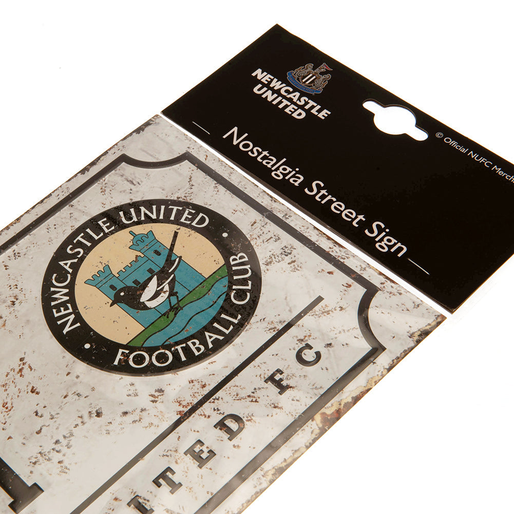 Newcastle United FC Retro Street Sign: 4 - Signs & Plaques By Newcastle United