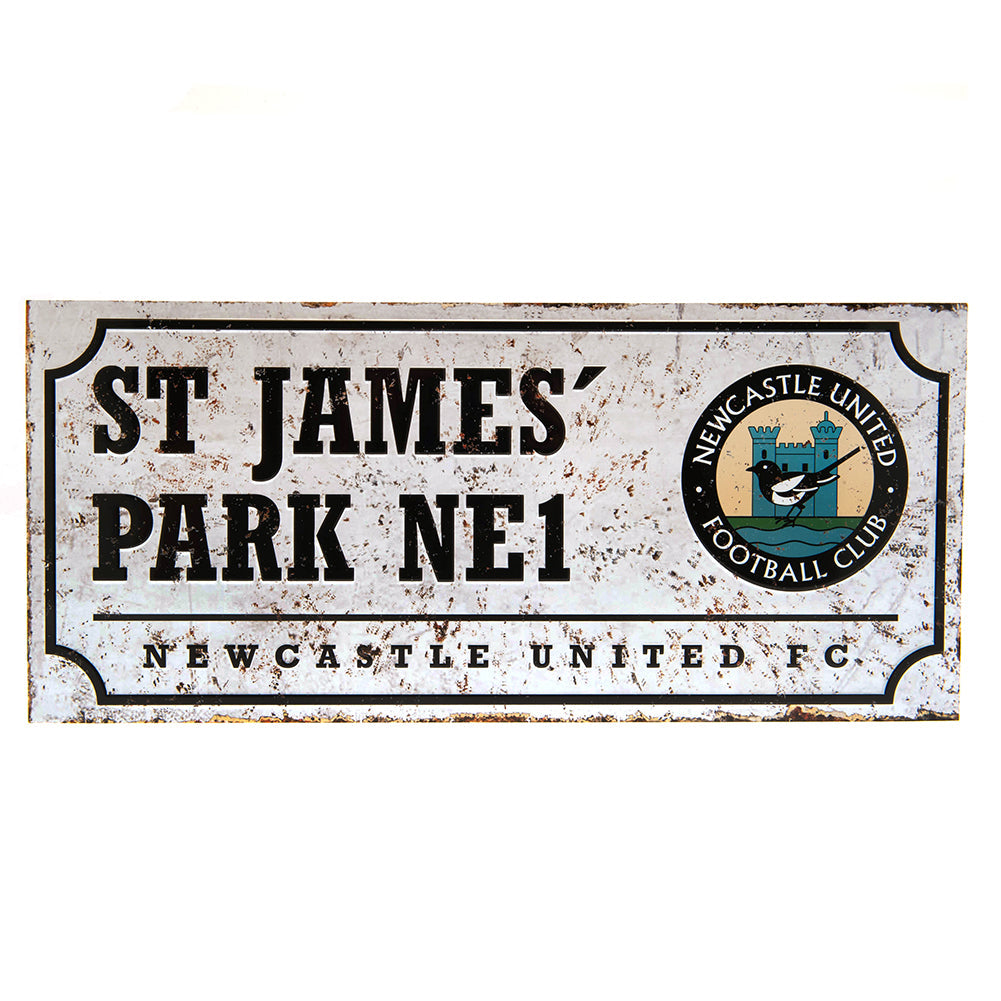 Newcastle United FC Retro Street Sign: 1 - Signs & Plaques By Newcastle United
