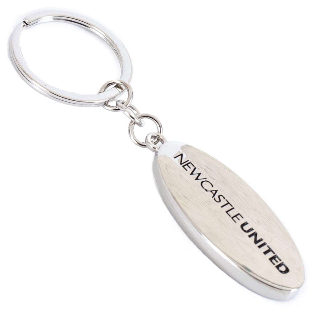 Newcastle United FC Ultimate Oval Keyring: 3 - Keyrings By Newcastle United