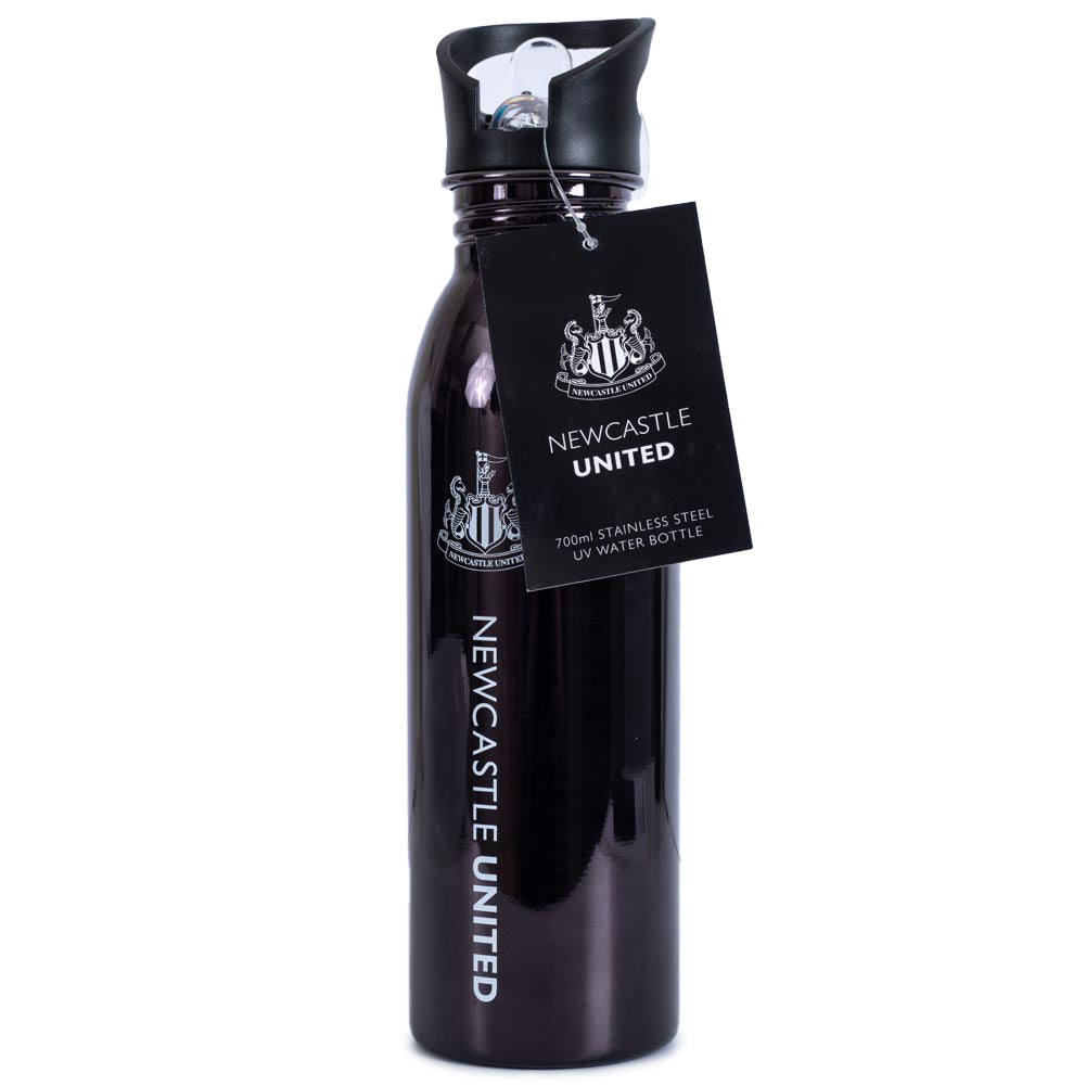 Newcastle United FC UV Metallic Drinks Bottle: 1 - Water Bottles By Newcastle United