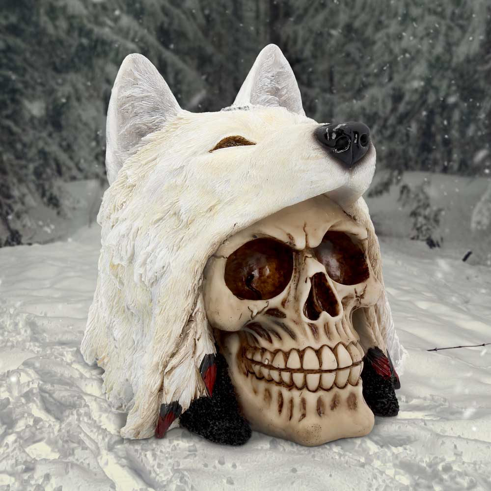 Night Wolf Skull 15.6cm: 1 - Figures & Collectables By Gift Moments