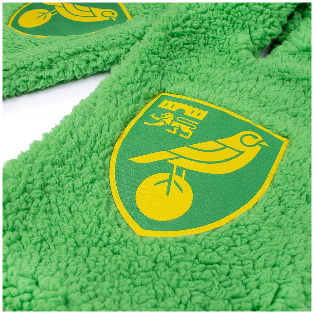 Norwich City FC Sherpa Scarf: 3 - Scarves By Norwich City