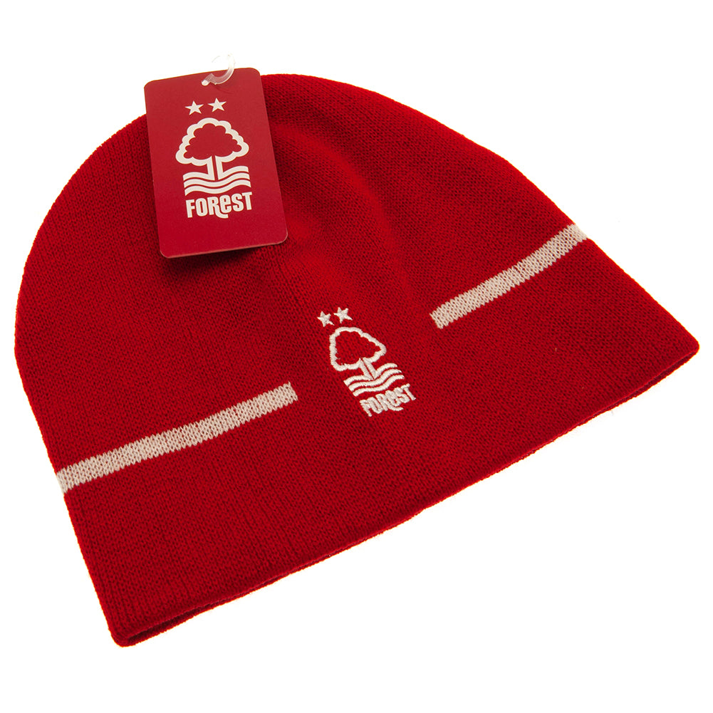 Nottingham Forest FC Stripe Beanie: 3 - Caps & Hats By Nottingham Forest